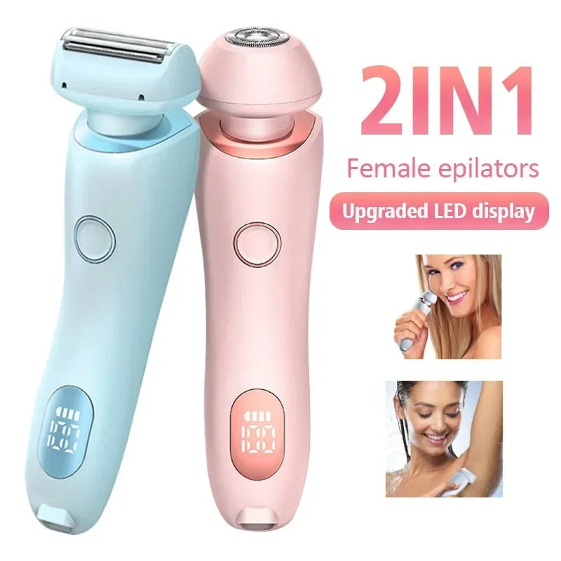 2-in-1 Electric Body Shaver for Women