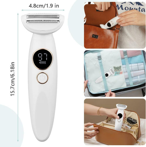 4-in-1 Rechargeable Electric Shaver for Women