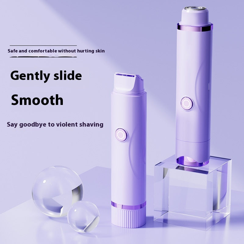 Double-headed Electric Lady Shaver & Bikini Trimmer
