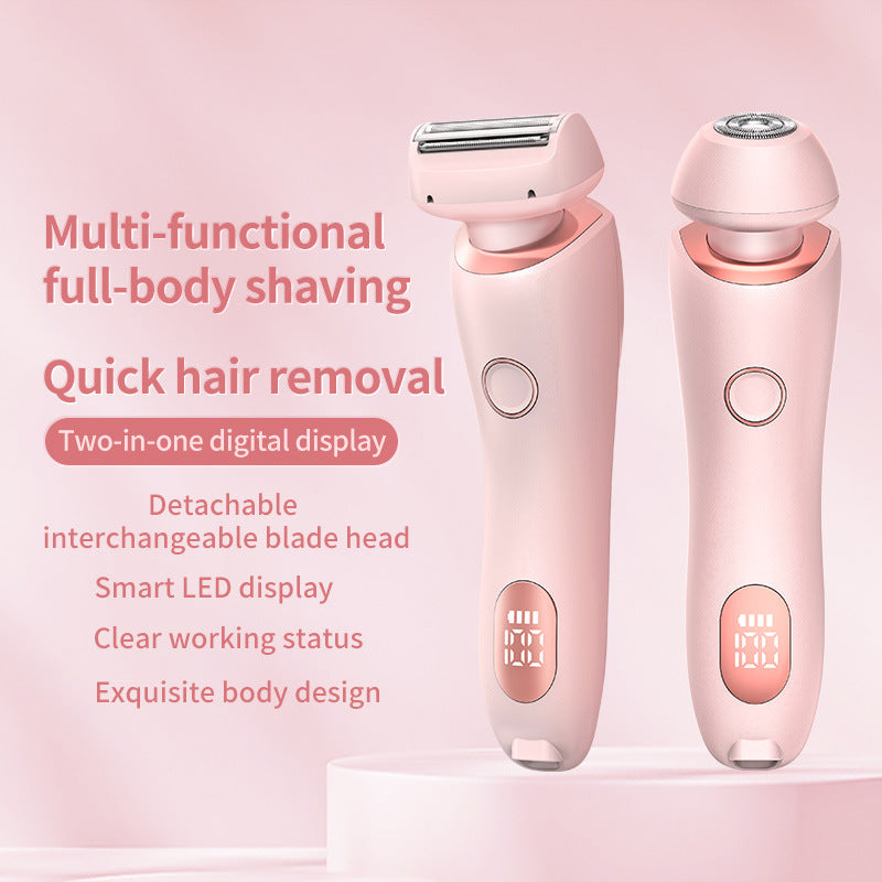 2-in-1 Electric Body Shaver for Women